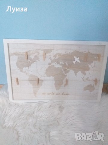 Голямо дървено пано за пътешественици, снимка 6 - Декорация за дома - 30362030