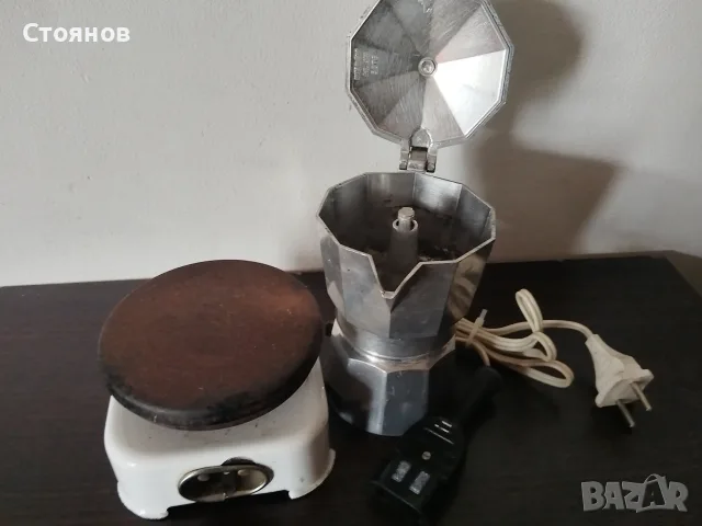 Българско котлонче 400W-1983г. с малка кафеварка., снимка 6 - Кафемашини - 56056937