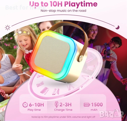 Мини караоке машина за деца и възрастни, снимка 4 - Друга електроника - 54125105