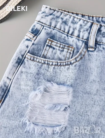 къси панталонки от деним, снимка 4 - Къси панталони и бермуди - 51272056