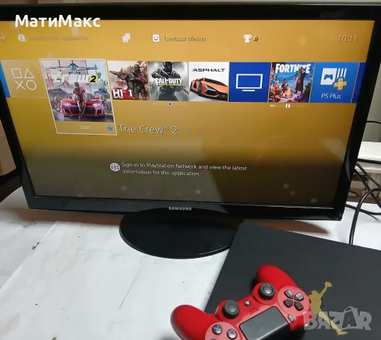 PlayStation 4 с контролер + игри