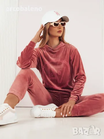 Дамски кадифен комплект от две части VIP PRIVATE, 5цвята , снимка 11 - Комплекти - 47405041