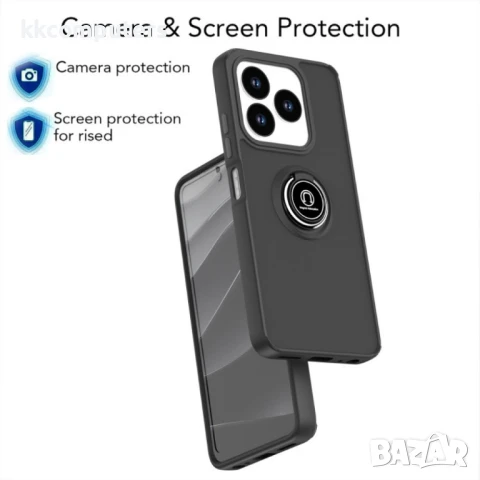 ZTE Blade V60 Smart / Blade A75 5G Удароустойчив Ring Holder Калъф и Протектор, снимка 5 - Калъфи, кейсове - 51182005