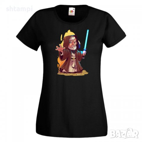 Дамска тениска Star Wars Obi Wan Игра,Изненада,Подарък,Геймър,