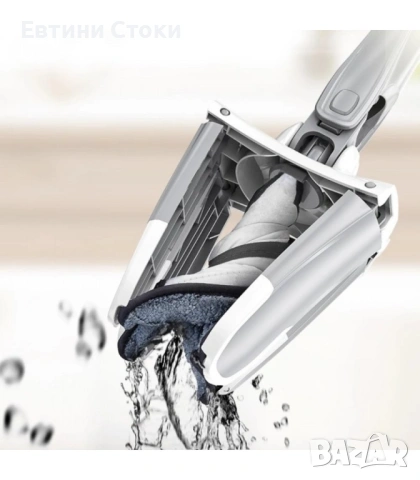 Моп с микрофибърна подложка за бързо и ефективно почистване, снимка 3 - Мопове, кофи, четки и метли - 53059389