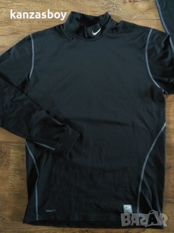 Nike Pro Men's Tight Fit Long-Sleeve Top - страхотна фитнес блуза, снимка 2 - Спортни дрехи, екипи - 42613620