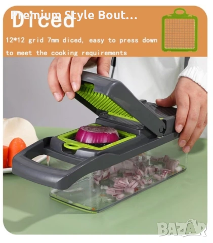 Кухненско ренде за плодове и зеленчуци 14 в 1, снимка 6 - Други - 54097009