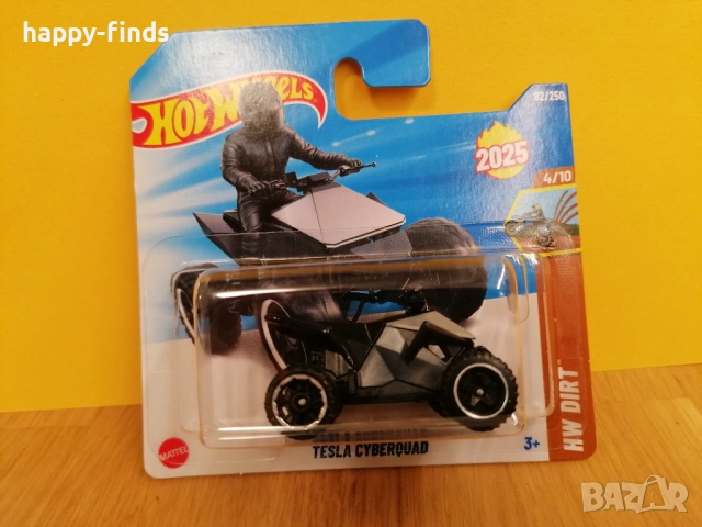 Hot Wheels Formula E Gen3, Hot Wheels Pet Transport, Tesla Cyberquad, снимка 5 - Колекции - 52344761