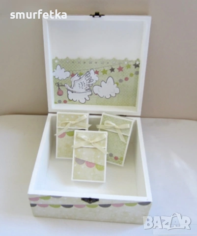 Кутия за бебешки спомени/ съкровища, снимка 5 - Други - 30261081