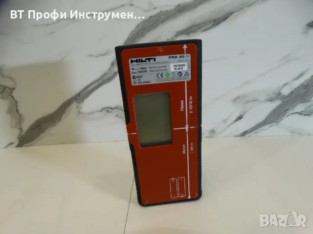 Hilti PRA 30 - Приемник за ротационни лазери, снимка 3 - Други инструменти - 56187733