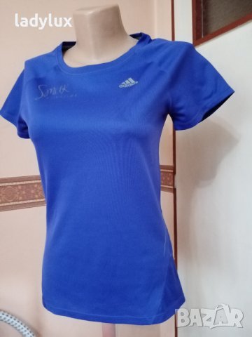 Adidas ClimaLite, Оригинална, Размер XS/S. Код 1763, снимка 9 - Тениски - 36905618