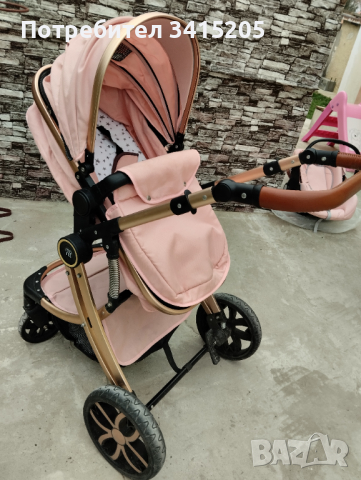 Бебешка количка moni polly 3в1, снимка 7 - Детски колички - 44657962