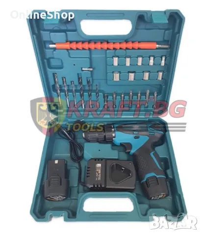 Акомулаторен Винтоверт с две батерии - Kraft Royal 