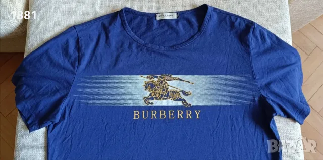 Тениска BURBERRY London размер L., снимка 2 - Тениски - 55949676