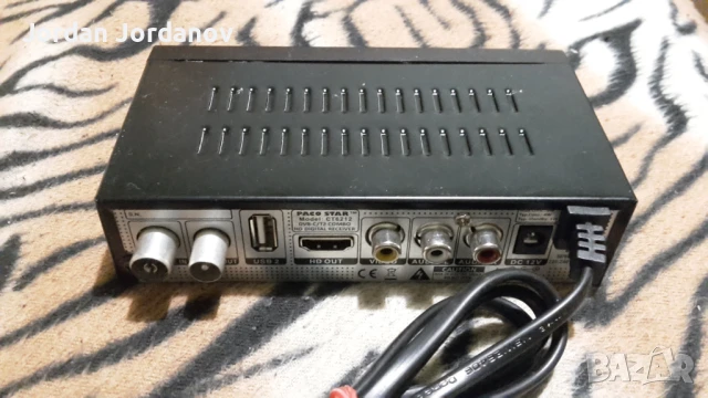 Цифров декодер, Приемник PACO STAR PST6212 за ефирна цифрова телевизия, снимка 2 - Приемници и антени - 51001459