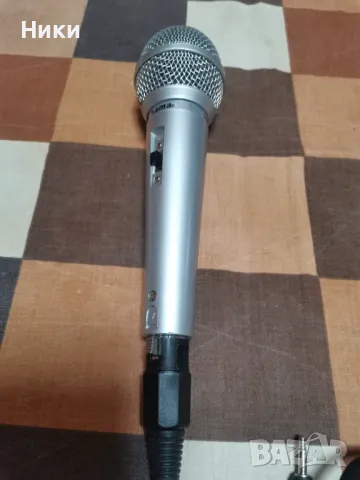 Продавам микрофон -  hama с кабел комплект  , снимка 5 - Микрофони - 49513504