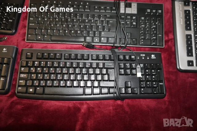 12 Клавиатури Logitech K120/Dell/Fujitsu KB410K/Gembird/Genius/A4Tech за Настолен Компютър , снимка 11 - Клавиатури и мишки - 55501007