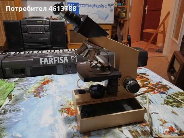 Полски микроскоп, снимка 3 - Медицинска апаратура - 52665879