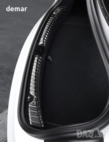 BASENOR Tesla Model 3 Предпазител на прага на багажника, снимка 9 - Аксесоари и консумативи - 44518622