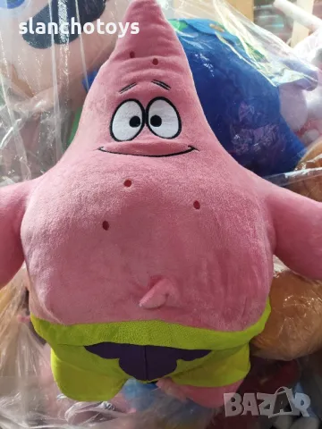 Патрик,Господин Рак, Сепията, Планктона... от филма за Спондж Боб,около 27см, Има и 60 см-45лв., снимка 5 - Плюшени играчки - 39069463
