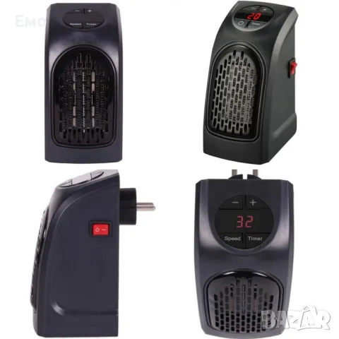 Мини вентилаторна керамична печка 350 Компактна мощност за топлина и комфорт