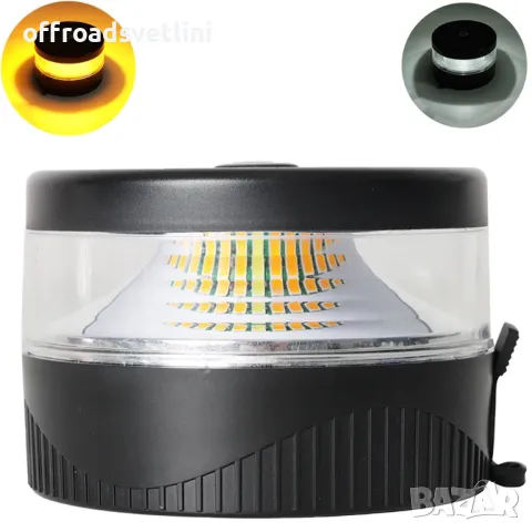 ТОП ОБЯВА LED Авариен буркан на батерии Зареждаща Блиц Аварийна Лампа, снимка 2 - Аксесоари и консумативи - 47611338