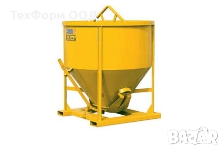 Кюбели за бетон за използване с мотокар / виличен подемник, снимка 3 - Други машини и части - 51754043