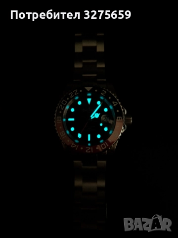 Часовник Davosa Ternos Ceramic GMT, снимка 7 - Мъжки - 52585312