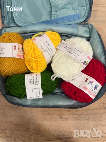 Комплект аксесоари за плетене, 58 части, алуминиеви куки – Пълен сет за начинаещи и напреднали, снимка 4 - Други - 54140137