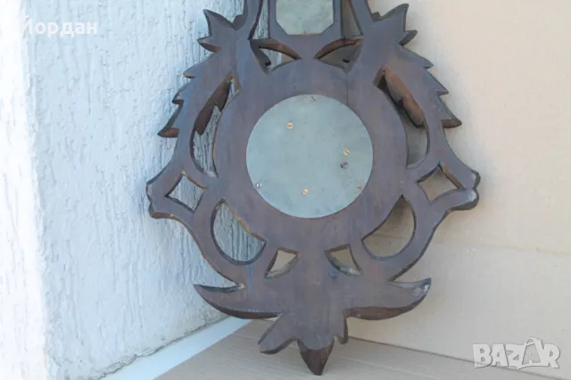 Барометър с термометър , снимка 12 - Антикварни и старинни предмети - 50099162