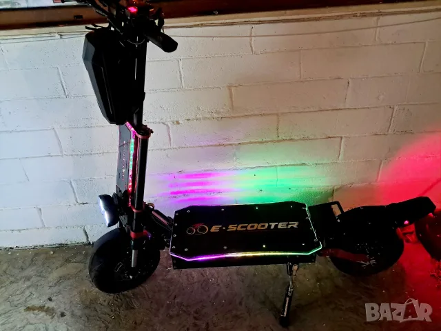 Голяма Електрически Скутер Тротинетка със Седалка, OBARTER X5 13" 8000W Хидравлични Спирачки 13 цола, снимка 2 - Друга електроника - 55853270