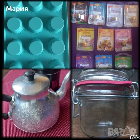 Форма за мъфини, сладкарски бои