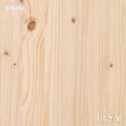 vidaXL Рамка за легло без матрак, 160x200 см, масивна чамова дървесина, снимка 5 - Спални и легла - 56146646