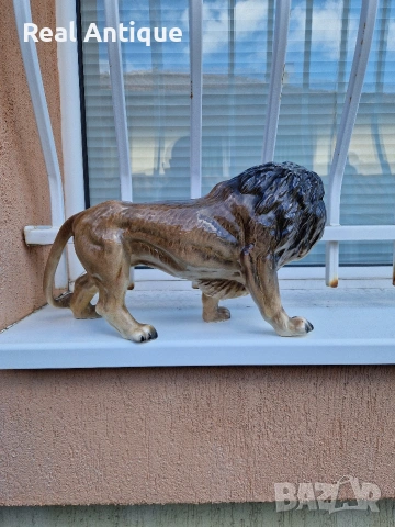 Уникална голяма антикварна порцеланова фигура статуетка , снимка 5 - Антикварни и старинни предмети - 54100614