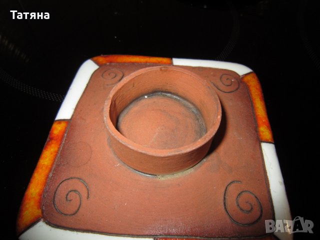   ;КЕРАМИКА/чиния ;кана;захарница;свещници/ЦВЕТЕ - дърво/, снимка 18 - Други - 28692036