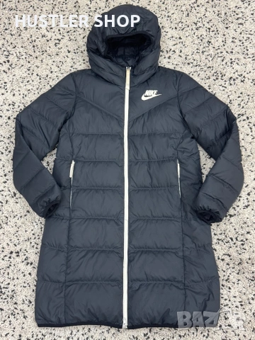 Дамска пухена, двулицева парка NIKE. Размер S, снимка 4 - Якета - 53169489