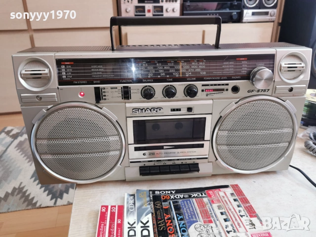 sharp gf-5757hg 1004261746LCHERY1, снимка 2 - Радиокасетофони, транзистори - 54158740