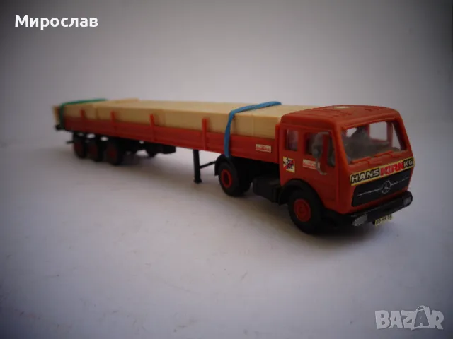  KIBRI H0 1/87 MERCEDES BENZ КАМИОН МОДЕЛ ИГРАЧКА КОЛИЧКА, снимка 1 - Колекции - 47773365