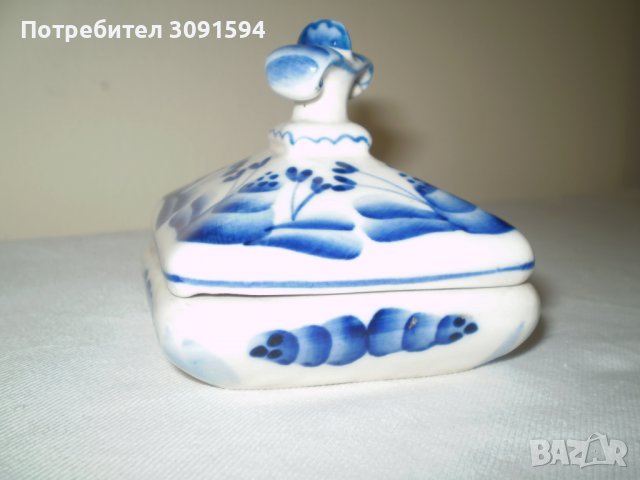 Порцелан кутия за бижута  ГЖЕЛЪ, снимка 4 - Колекции - 36685902