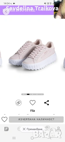 Дамски сникърси Fila, снимка 7 - Кецове - 53910897
