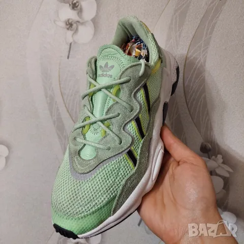 маратонки  adidas Originals Ozweego Glow Green номер 43 ,5-44, снимка 14 - Маратонки - 41717988