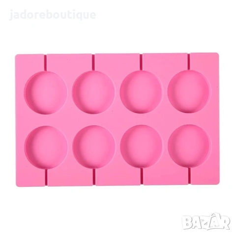 Силиконов молд Кръгли близалки Lolipop