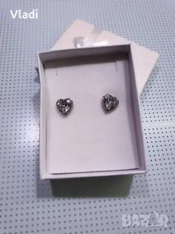 Сребърно колие с обеци, снимка 2 - Бижутерийни комплекти - 47856901