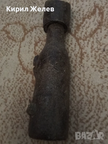 Бутилка с дървена кора 50601, снимка 2 - Антикварни и старинни предмети - 52070304