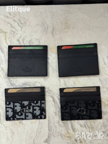 визитници от естествена кожа louis vuitton Gucci Christian Dior , снимка 2 - Портфейли, портмонета - 52509091