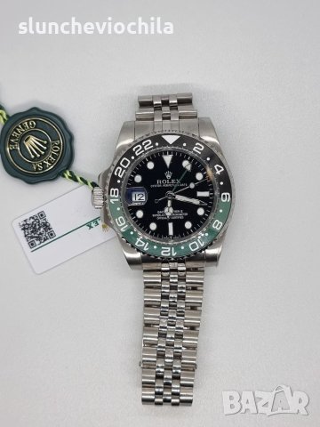 Rolex GMT Master II Black Green Dial Jubilee NEW Автоматичен Часовник, снимка 2 - Мъжки - 40337840