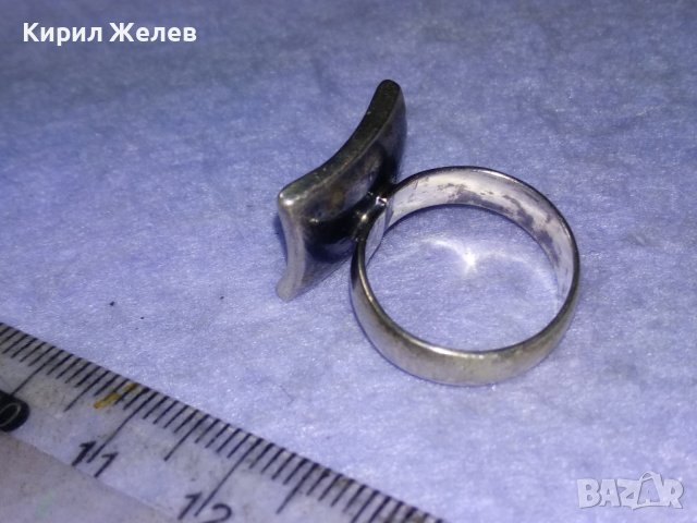 АРТИСТИЧЕН ФЕШЪН АРТ СРЕБЪРЕН ПРЪСТЕН СРЕБРО 925 АВТОРСКА РЪЧНА МАЙСТОРСКА ИЗРАБОТКА 40626, снимка 6 - Пръстени - 42929019