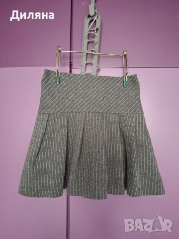 Къса класическа пола за момиче Zara 134 см