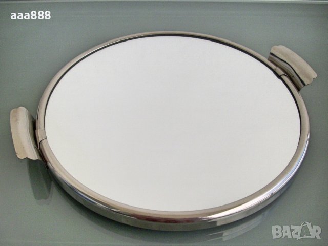 Огледален поднос с ръкохватки, снимка 5 - Прибори за хранене, готвене и сервиране - 36905096