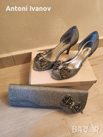 Обувки +Чанта, снимка 2 - Дамски обувки на ток - 54362014